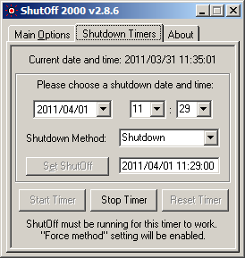 ShutOff 2000 - Screen 2
